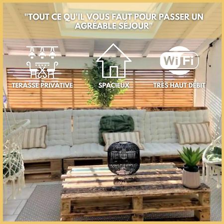 Апартаменты Le Paisiblement Votre 2 Ch, Terrasse, Clim, Park Монтобан Экстерьер фото